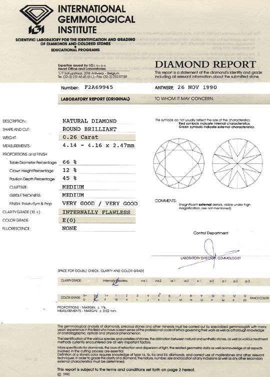 Foto 9 - Diamant 0,26 ct Brillant River Lupenrein IGI Expertise, D6463