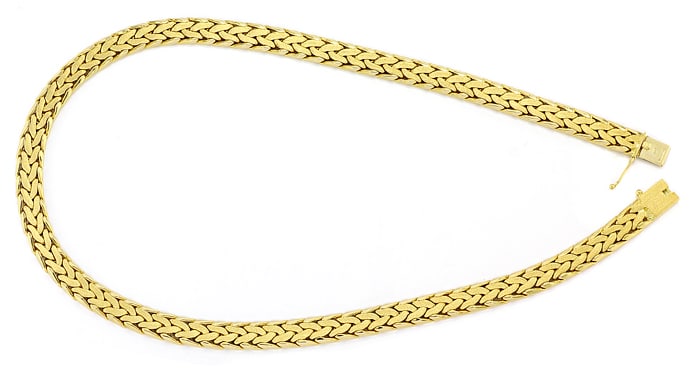 Foto 1 - Goldcollier Damen Goldkette in 18K Gelbgold, K3416