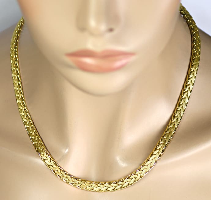 Foto 4 - Goldcollier Damen Goldkette in 18K Gelbgold, K3416