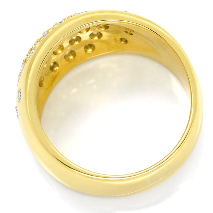 Foto 3 - Diamantbandring sehr schön pavee ausgefasst in Gelbgold, S9980
